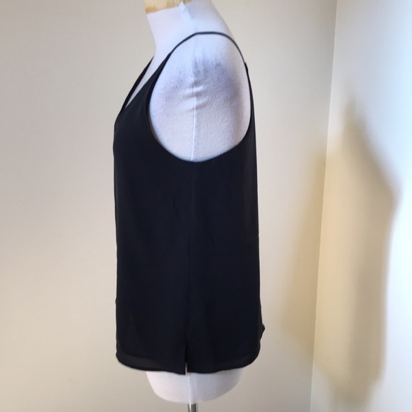 Loft small black light weight tank top. - Picture 2 of 7